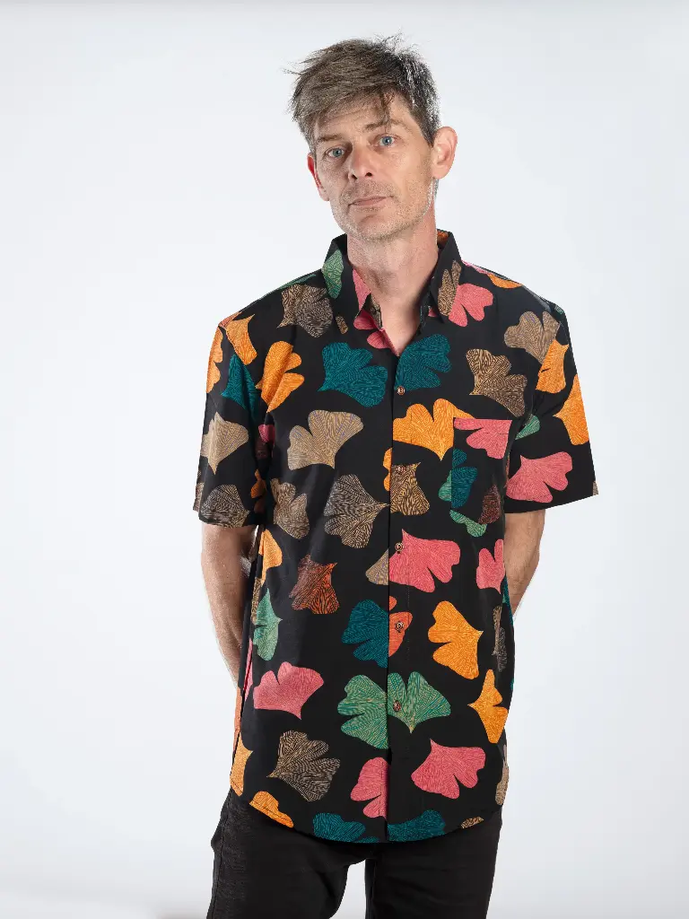 Ginkgo - Chemise à manches courtes pour homme