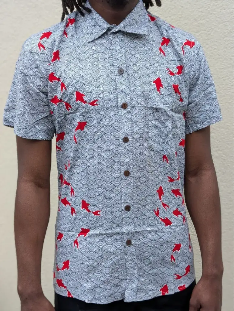 SANARI - Chemise Coton manches courtes