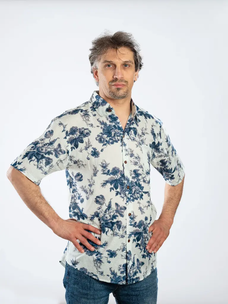 CORTESIA - Chemise coton manche courtes