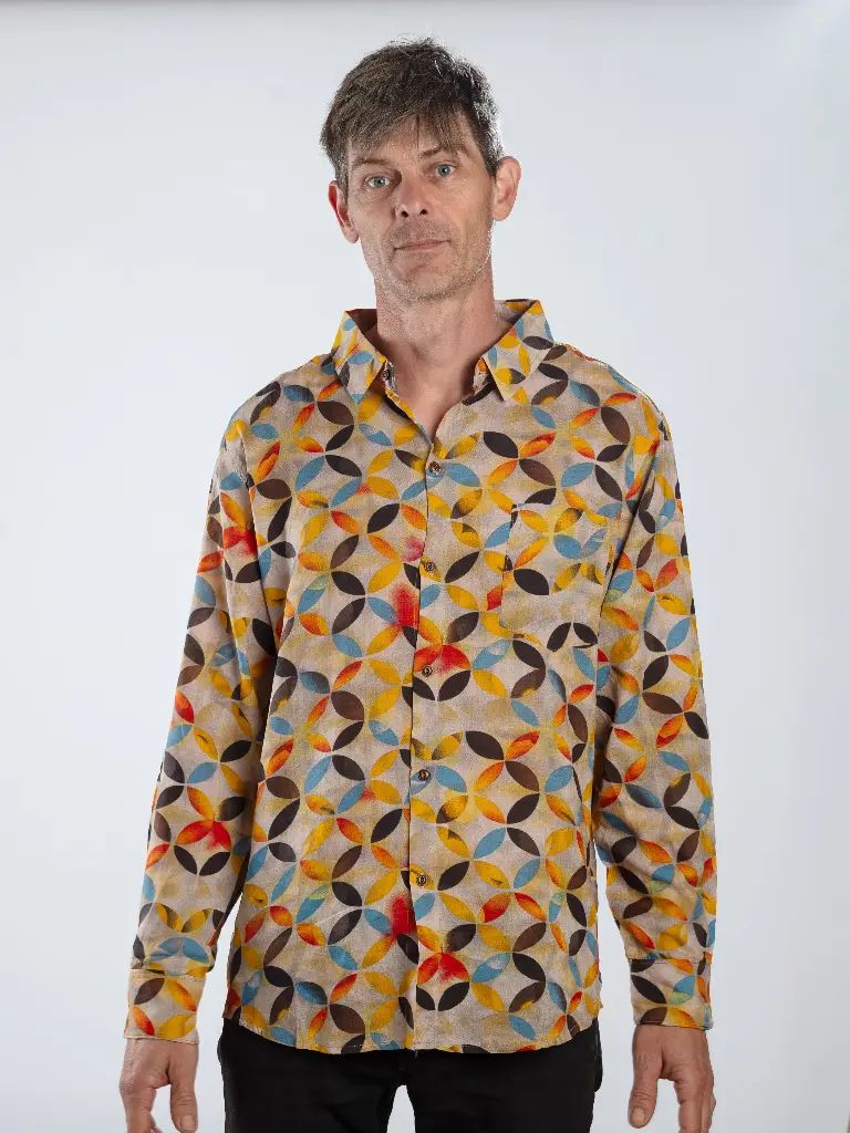 COLORIS - Chemise coton manches longues