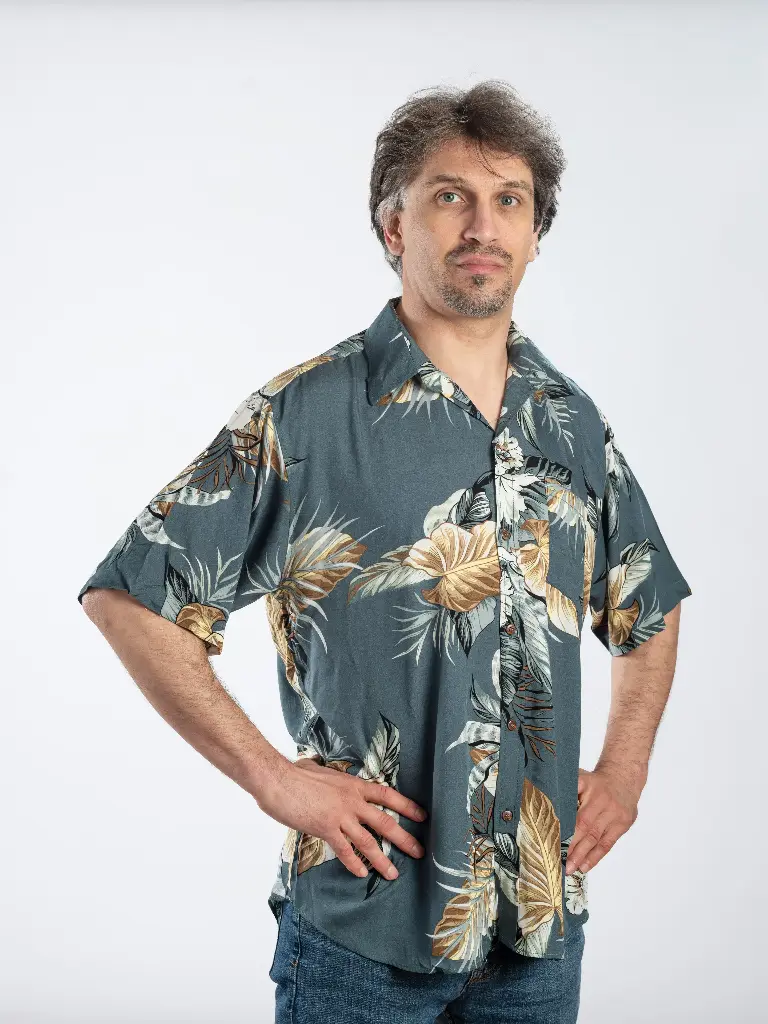 VIRENT - Chemise viscose manches courtes