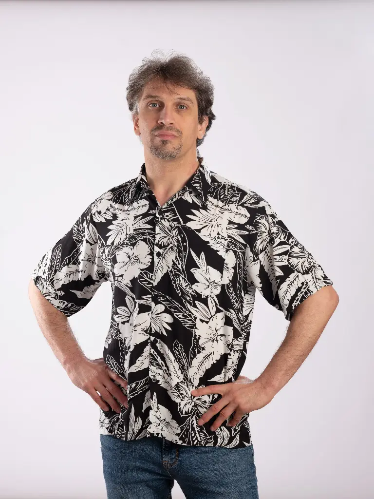 MALI - Chemise coton manches courtes