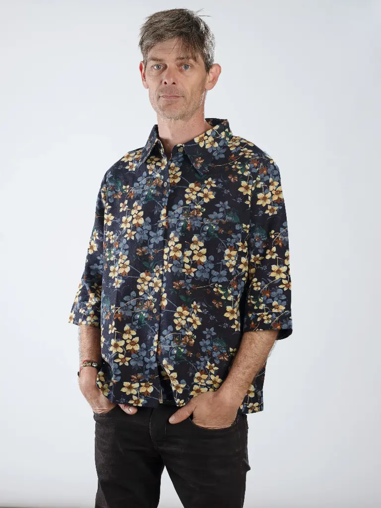 KLESCO - Kimono court simple coton