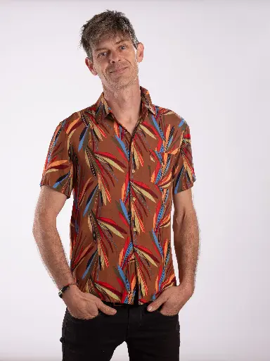 FLORENT - Chemise coton manches courtes