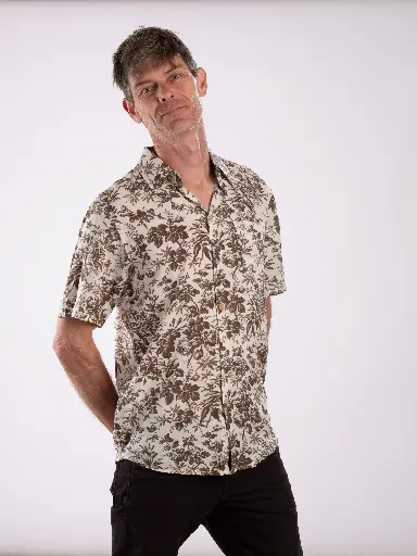 MELIR - Chemise coton manches courtes