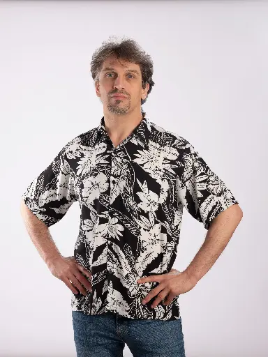 MALI - Chemise coton manches courtes