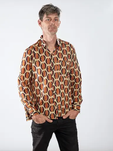 CACAU - Chemise coton manches longues