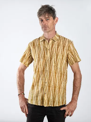 BAGDA - Chemise coton manches courtes