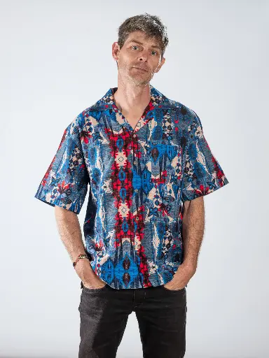 COLIA - Chemise coton manches courtes